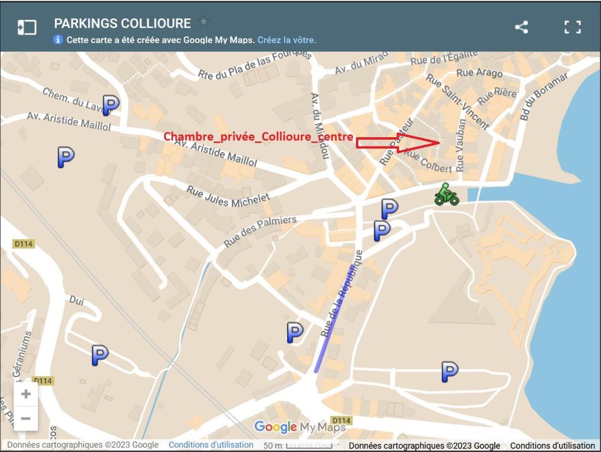 Chambre_Privee_Collioure_Centre المظهر الخارجي الصورة
